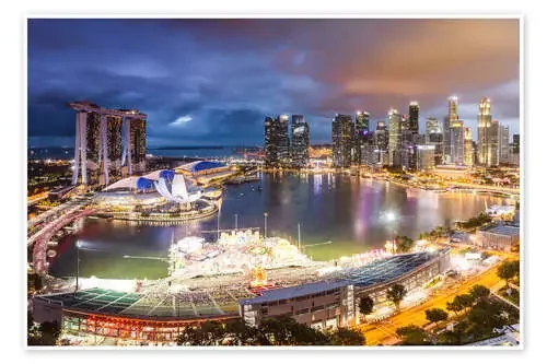 Singapore skyline and Marina Bay Sands II de Matteo Colombo