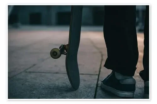 Skater and his board Editors Choice