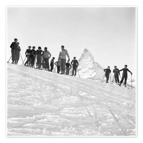 Ski Lessons de Vintage Ski Collection akg-images