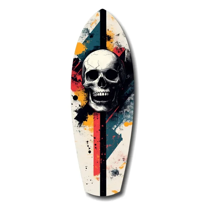 Skull Glass Wall Art – 12 » X 35 «