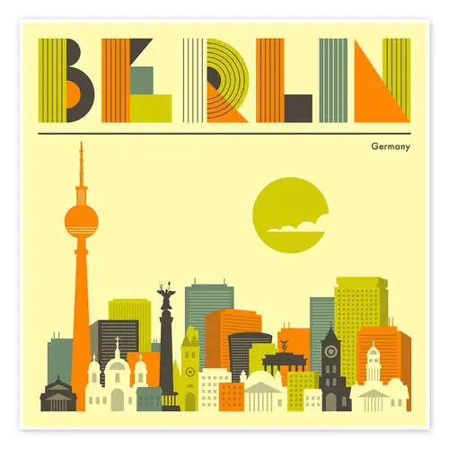 Skyline Berlín de Jazzberry Blue