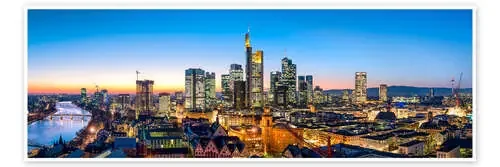 Skyline de Fráncfort de Jan Christopher Becke