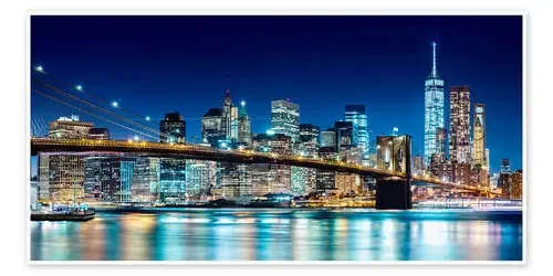 Skyline de Nueva York iluminado de Sascha Kilmer