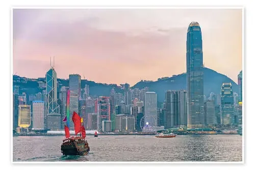 Skyline of Victoria Harbor, in Hong Kong Editors Choice