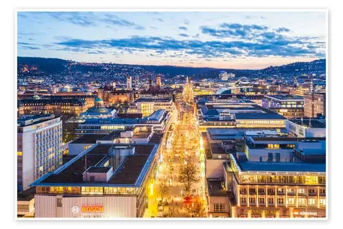 Skyline Stuttgart III de Dieterich Fotografie