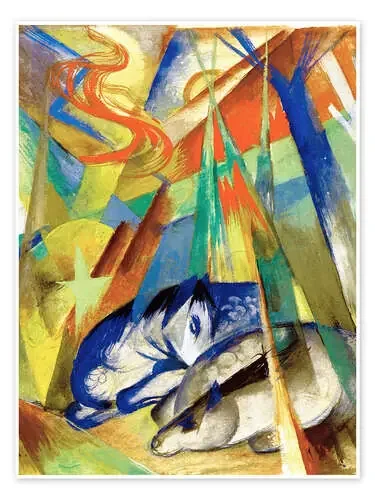 Sleeping animals de Franz Marc akg-images