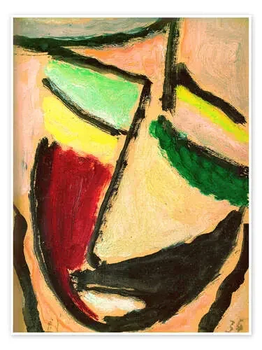 Small abstract head de Alexej von Jawlensky akg-images