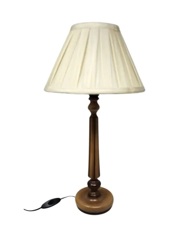 Sobremesa Madera Rondeño con Talla en Columna