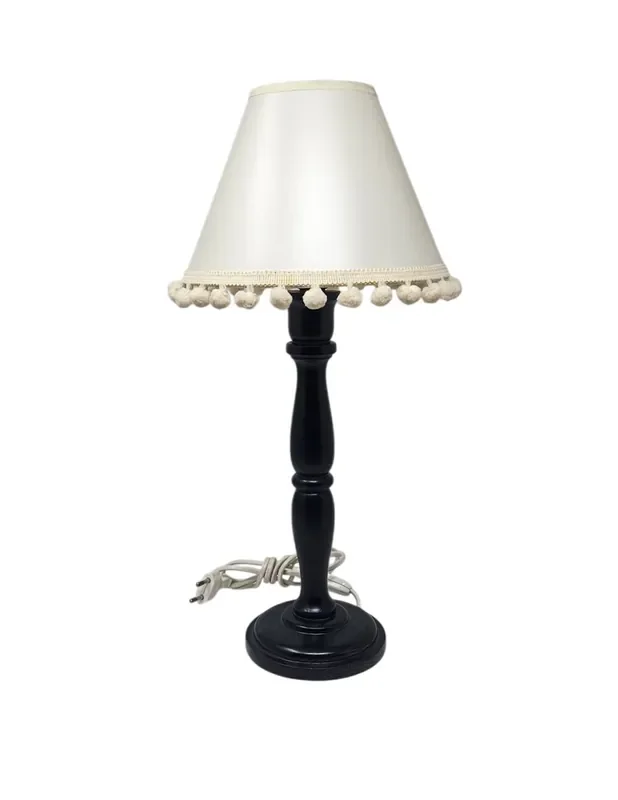 Sobremesa Madera Torneado Decapado Azul