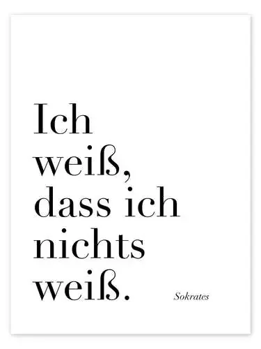 Sokrates – Ich weiß, dass ich nichts weiß de Typobox Editors Choice
