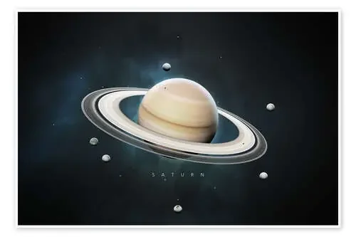 Solar System Saturn de Tobias Roetsch