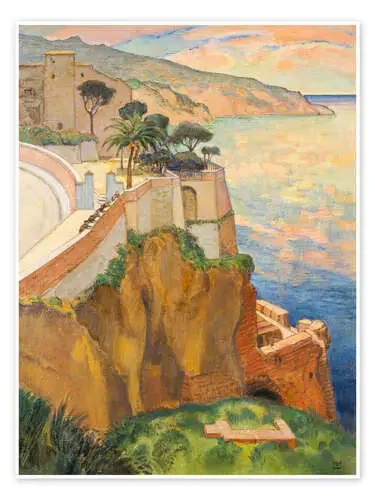 Sorrento Coast, 1907 de Ludwig von Hofmann ARTOTHEK