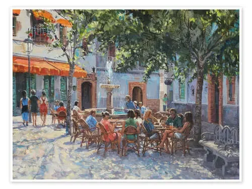 Spanish Cafe Scene de Paul Simmons