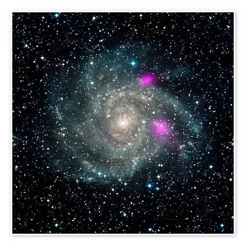 Spiral galaxy IC 342, NuSTAR X-ray image de NASA Science Photo Library