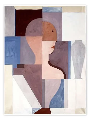 Split Half Figure to the Right de Oskar Schlemmer Bridgeman Images