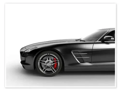 Sports car in black Editors Choice