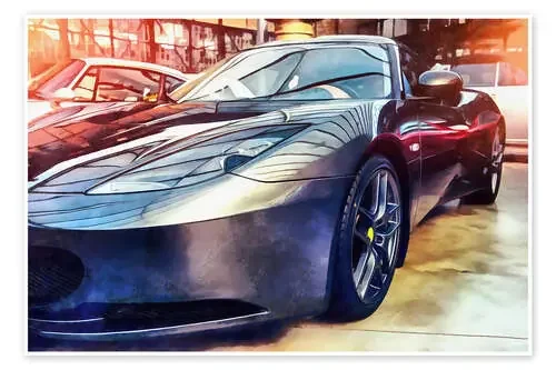 Sports car with reflecting surface Editors Choice
