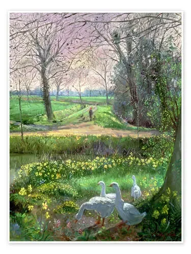 Spring Walk de Timothy Easton Bridgeman Images