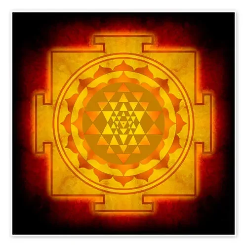 Sri yantra dorado I de Dirk Czarnota