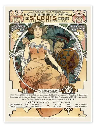 St. Louis World‘s Fair 1904 de Alfons Mucha ARTOTHEK