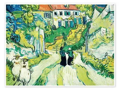 Stairway at Auvers de Vincent van Gogh akg-images