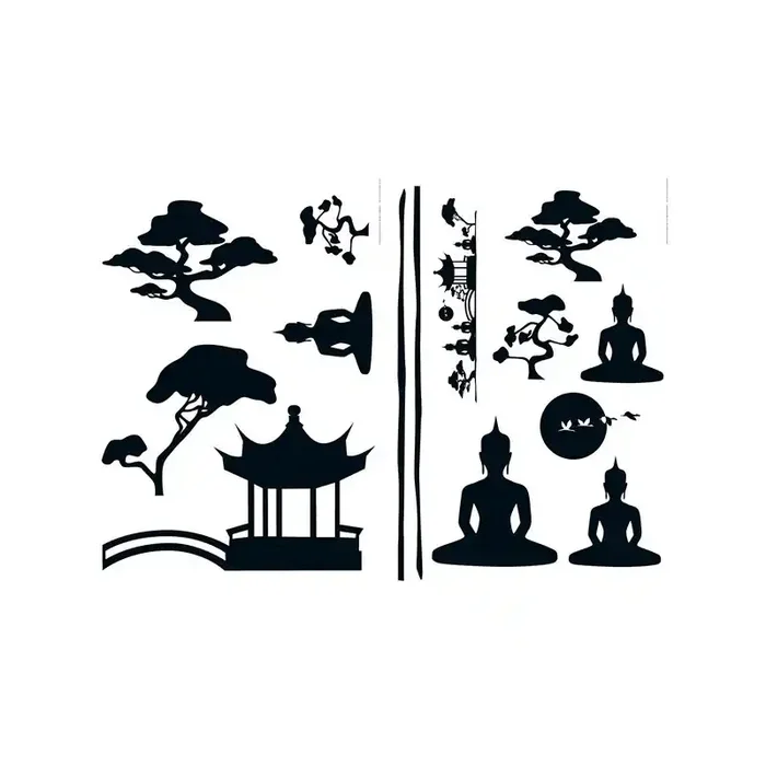 Sticker Asian Feeling 74103