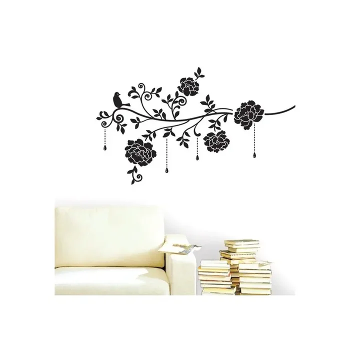 STICKER BLACK ROSES DV-08609