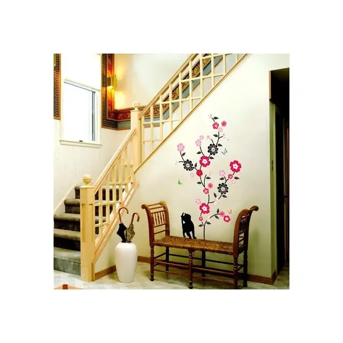 STICKER CATS & FLOWERS DP-08057