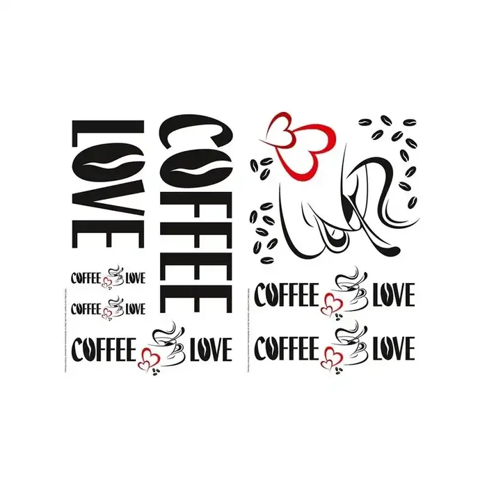 Sticker Coffee Love 74304
