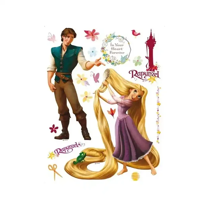 STICKER DISNEY RAPUNZEL AND PRINCE DK-852