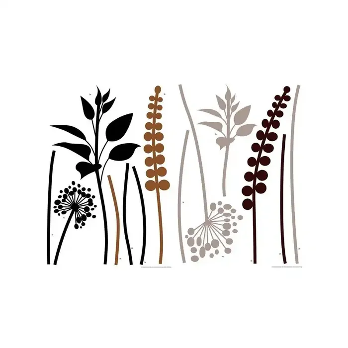 Sticker Grasses Brown-Black 74111
