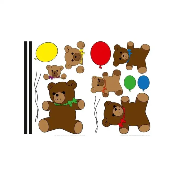 Sticker Teddy Bears 74309