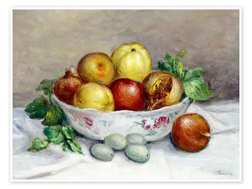 Still Life with a Pomegranate de Pierre-Auguste Renoir Bridgeman Images