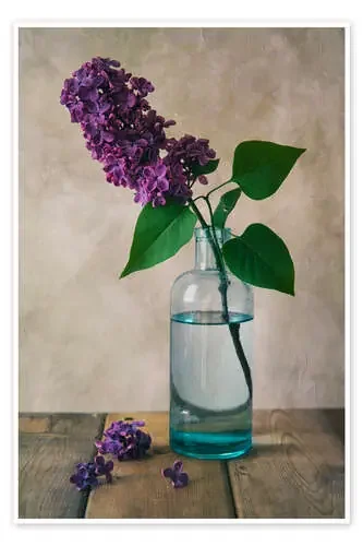 Still life with fresh lilac flower de Jaroslaw Blaminsky