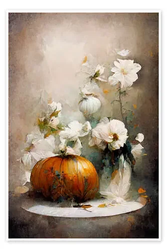 Still Life with Pumpkin de treechild