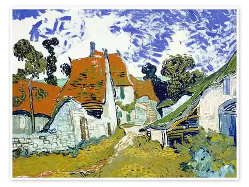 Street in Auvers sur Oise de Vincent van Gogh Master Collection