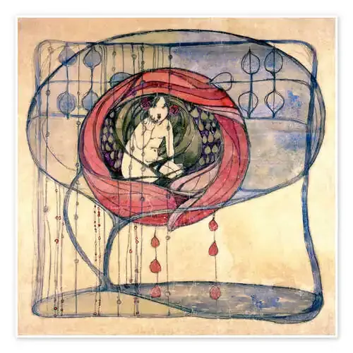 Study on the mind III de Frances Macdonald McNair Master Collection