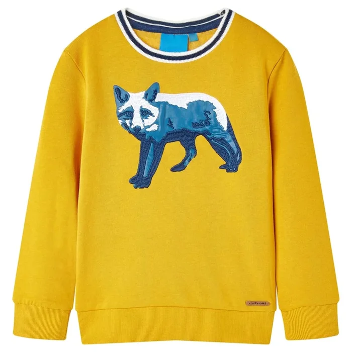 Sudadera infantil color ocre 104