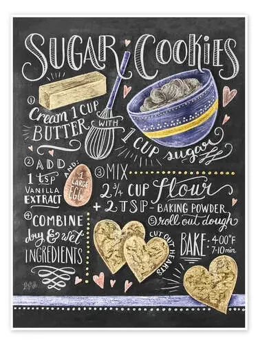 Sugar cookies recipe de Lily & Val MGL Licensing