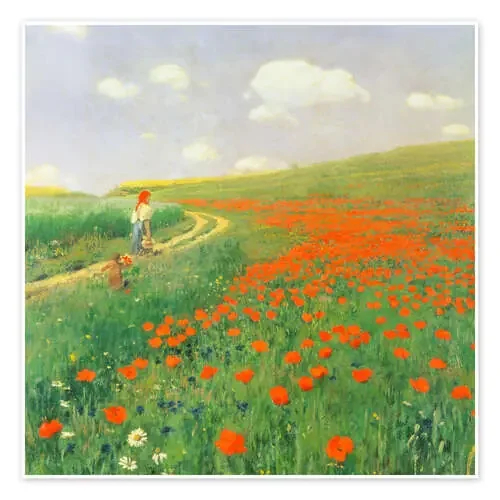 Summer landscape with blooming poppies – Pál Szinyei-Merse ARTOTHEK