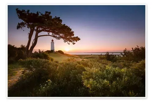 Sunrise at Lighthouse Dornbusch on Hiddensee de Kristian Goretzki