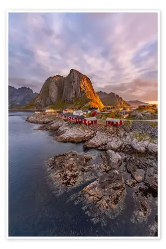Sunrise on Lofoten in Norway de Achim Thomae