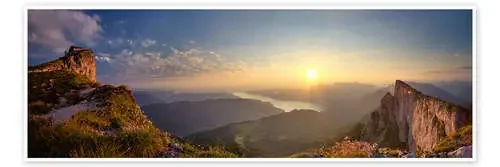 Sunrise on Schafberg de Silvio Schoisswohl