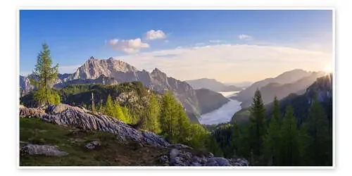 Sunrise over Koenigssee in the fog de Dieter Meyrl