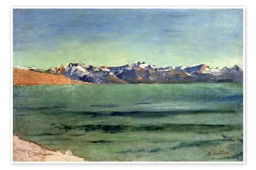 Sunrise Over Mont Blanc de Ferdinand Hodler Bridgeman Images