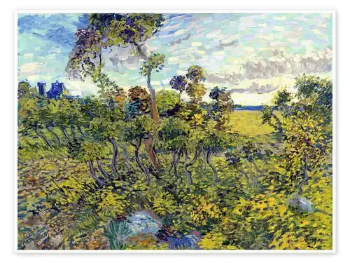 Sunset at Montmajour de Vincent van Gogh Master Collection