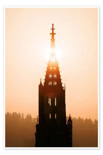 Sunset behind Bern Minster de Marcel Gross