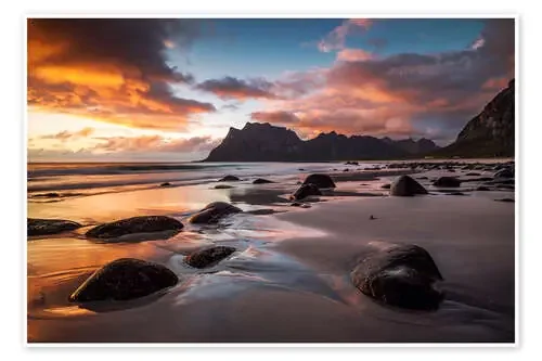Sunset in Lofoten, Norway de Dennis Fischer