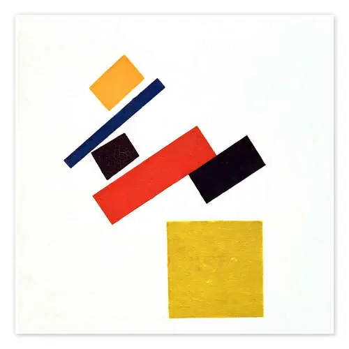Suprematismo, 1915 de Kasimir Sewerinowitsch Malewitsch akg-images
