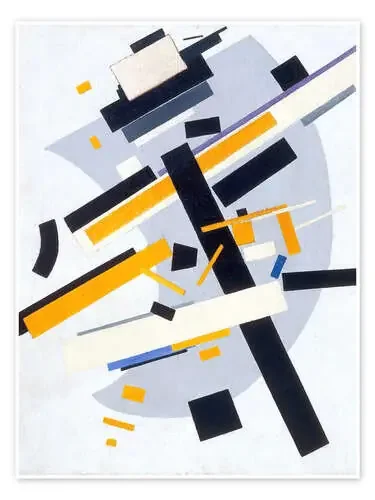 Supremus No. 58 Yellow and Black de Kasimir Sewerinowitsch Malewitsch akg-images